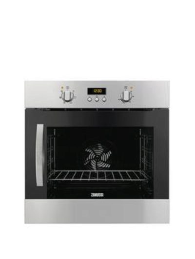 Zanussi Zoa35526Xk 60 Cm Built-In Single Electric Oven - Stainless Steel